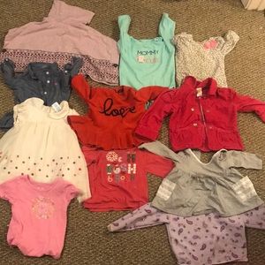 Winter baby girl clothing